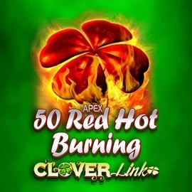 50 Red Hot Burning Clover Links logo by Novomatic CasinoLab Casino