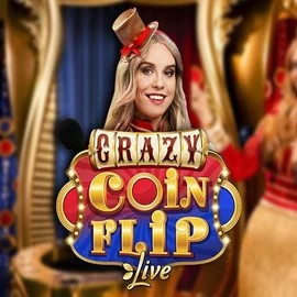 Live Casino logo of Crazy Coin Flip from Evolution at CasinoLab Casino