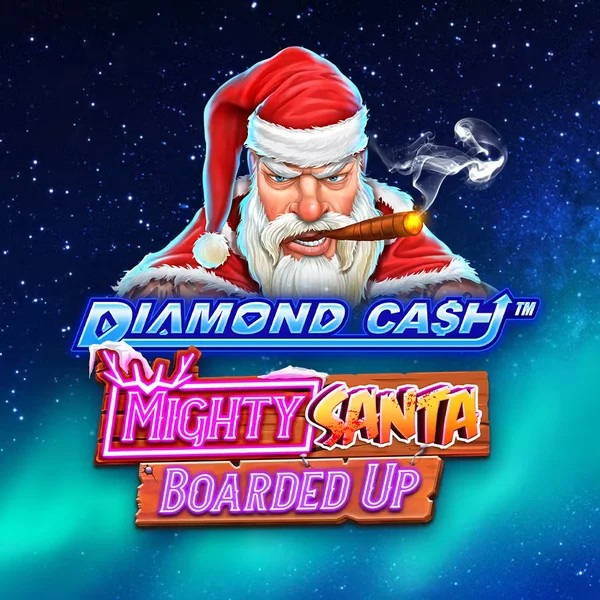 Diamond Cash Mighty Santa Boarded Up logo by Greentube CasinoLab Casino