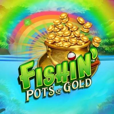Slots logo of Fishin Pots Of Gold from Gameburger Studios at CasinoLab Casino
