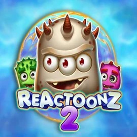 Slots logo of Reactoonz 2 from Play'n GO at CasinoLab Casino