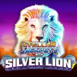Stellar Jackpots with Silver Lion casino game by Lightning Box Game – featured logo at CasinoLab Casino
